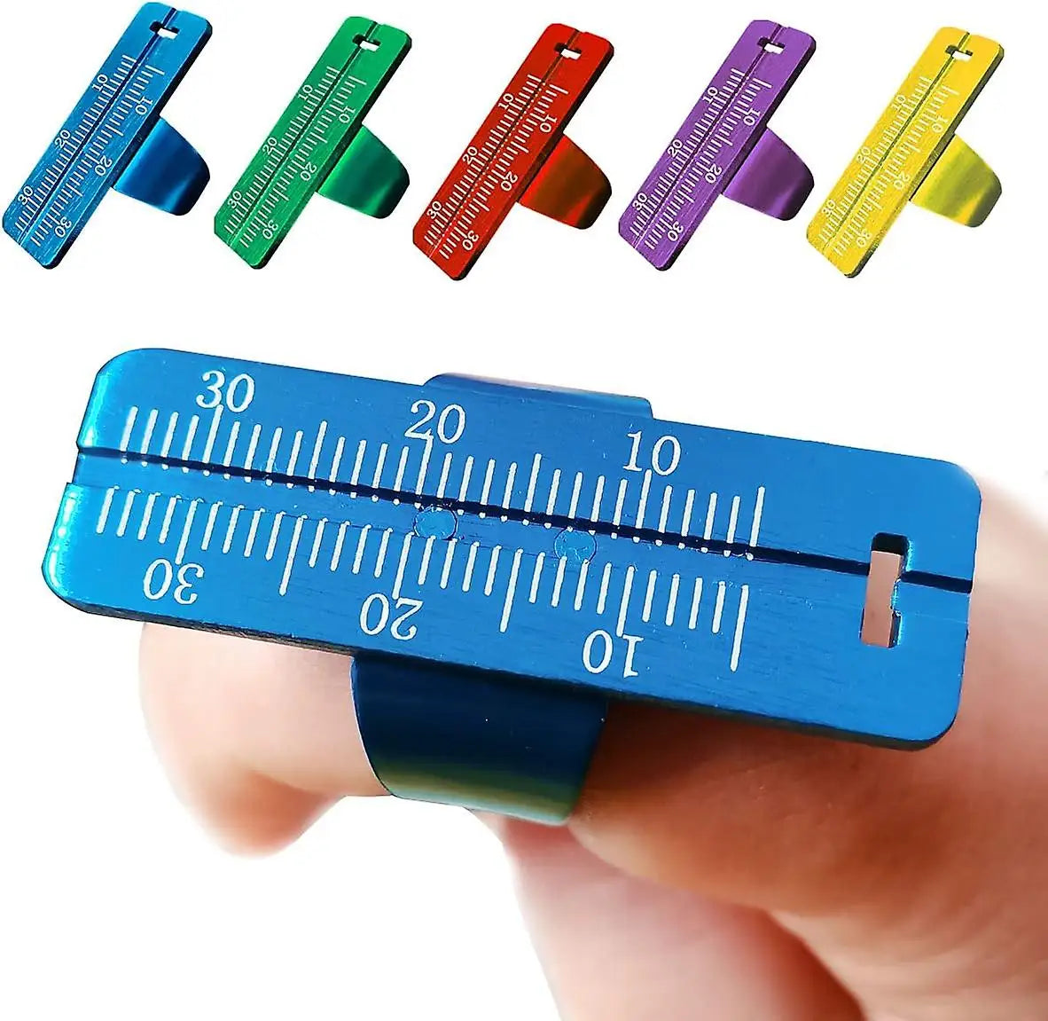 Aluminium Alloy Dental Ruler Colorful Instrument for Root Canal Measuring Endodontic Dentist Manual Tool