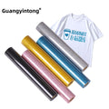 Guangyintong  PU Glitter Heat Transfer Series Iron on Glitter Paper Glitter Vinyl for Shirts Htv Pu Vinyl Rolls