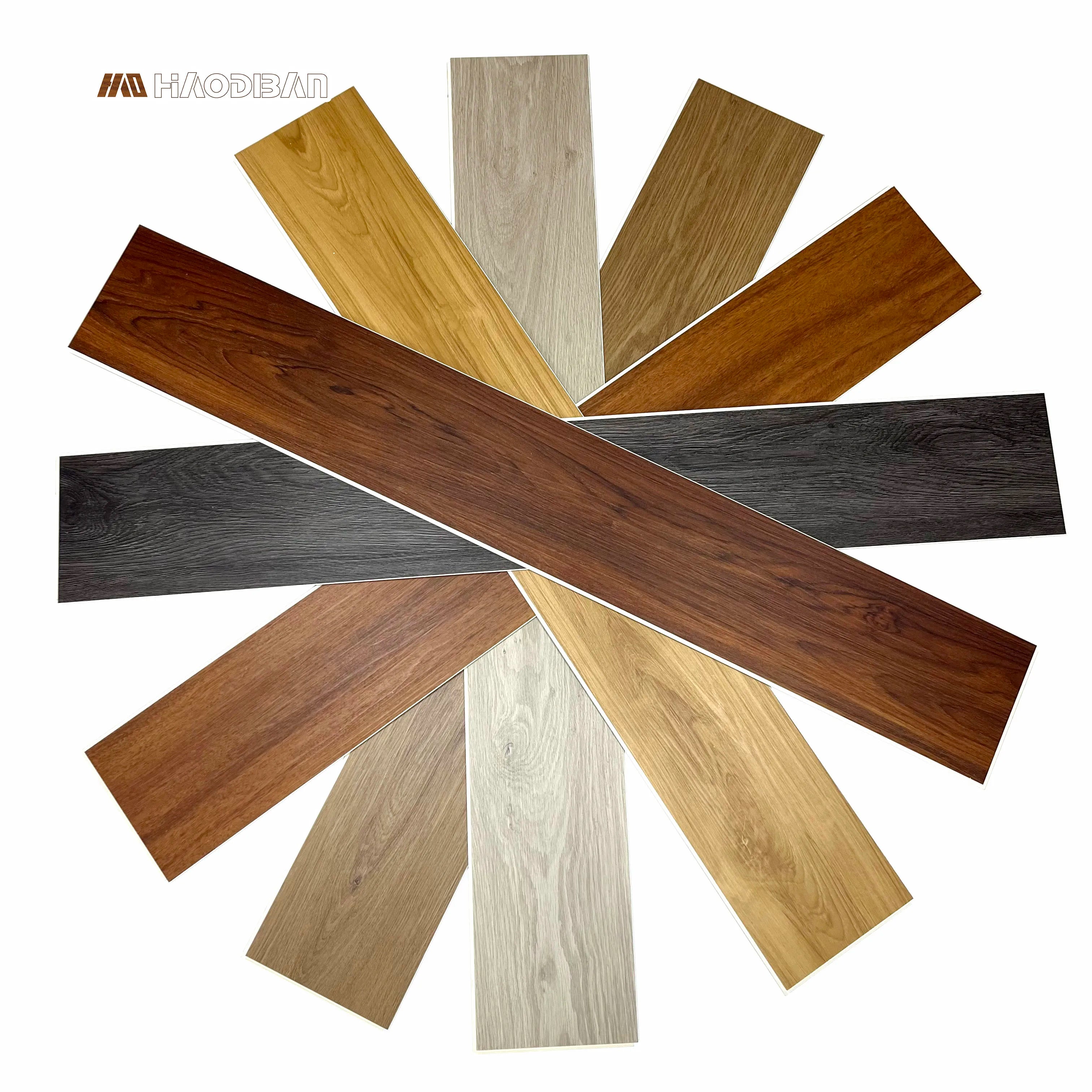 Modern Indoor UV Coating Click Pisos SPC Vinyl Anti-Slip SPC Flooring in Foshan Area