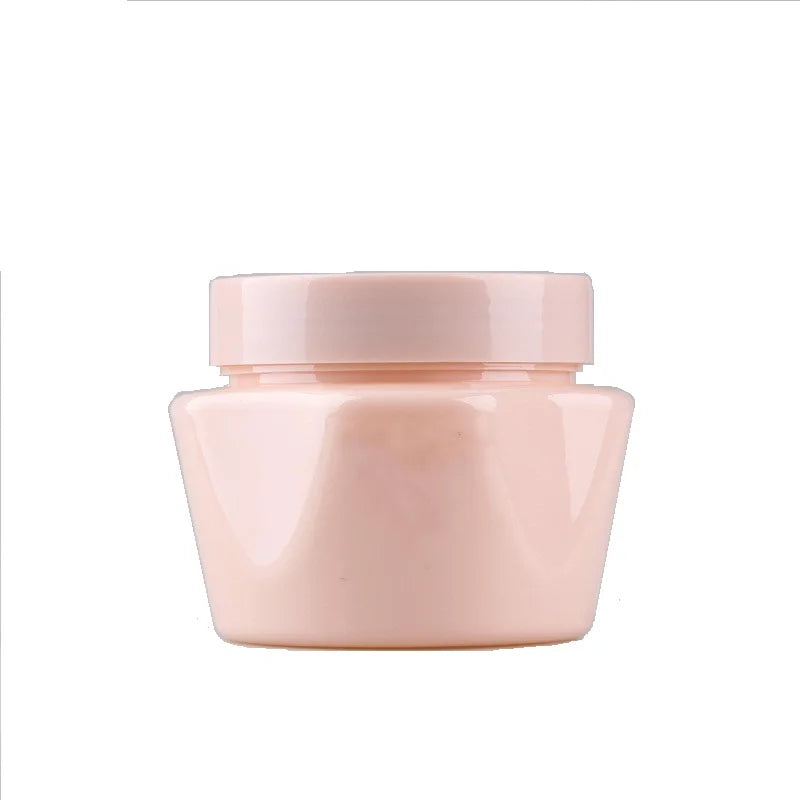 Custom logo High End 200G 250G PINK Diamond Shape Jar PP pink Hexagon Jar Cream Cosmetic Package Container Unique Shape Package