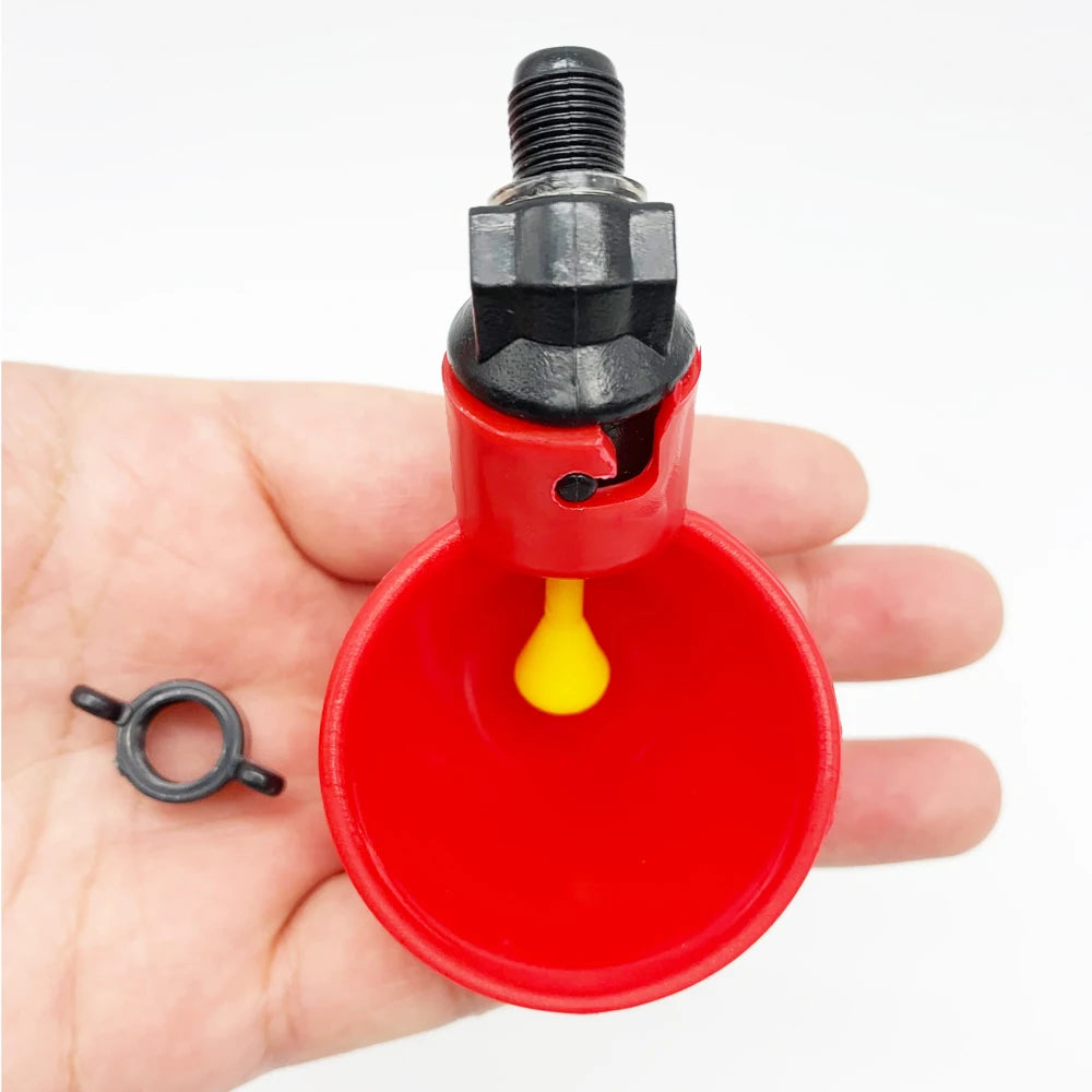 Plastic Quail Drinker Automatic Poultry Bird Water Cup Pigeon Bird Quail Water Drinker Bowl