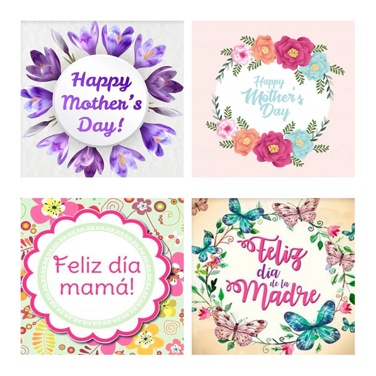 DIY Full Diamond Flower 5D Round/Square Painting Mother Love Gift Canvas Home Magic Embroidery Accessory Set Handmade Craft Art