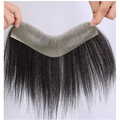AU LONGFOR Quality Thin Forehead Hair Replacement Human Hair Men Toupee for Bald Women or Men Chinese Remy Hair Free Style