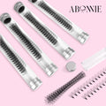 Abonnie Korean Pbt Pro Made Eyelash Trays 0.05 Pointy Thin Base Wispy Loose Lash Fans 8D 12D 20D Long stem Promade Speed Fans