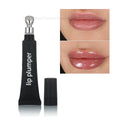 15ml Black Squeeze Tube Pouty Lip Volumizer Custom Logo Instant Effects Vegan & Organic Ingredients Hyaluronic Acid Moisturizer