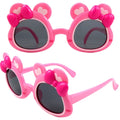 Wholesale 2025 Kids Sunglasses Cute Cartoon Rabbit Frame UV400 Polarized Rectangle Style Protective TPEE for Outdoor Boys Girls
