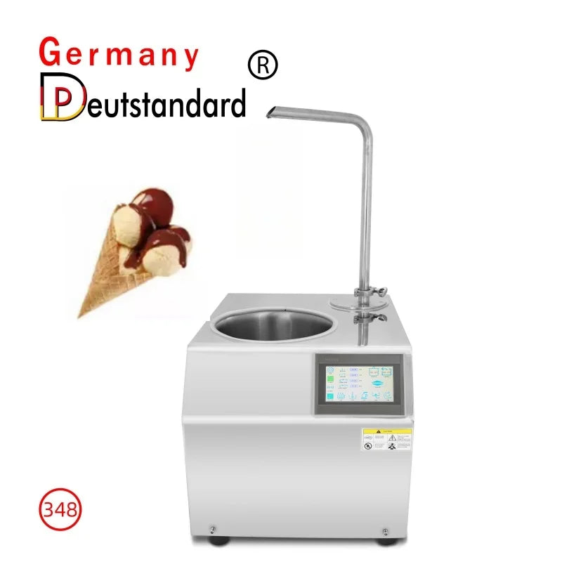 New Small 15kg 30kg 60kg Chocolate Tempering and Coating Enrober Machine Stainless Steel High Efficiency