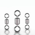 High Strength Solid Ring Rolling Swivels Impressive Fishing Accessories with Impressed Snaps & Snaps