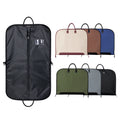 Free Samples in Stock Custom Print LOGO Foldable Mens Dust Garment Suit Storage Carry Cover Bags with Leather Handle and Zipper