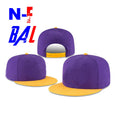 Custom Flat Brim 3D Embroidery logo Fitted Hats for Men Gorras Sport Baseball Cap Hat