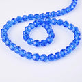 8mm 32 Facetes Round Football Crystal Glass Beads for Jewelry Making