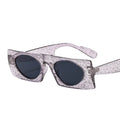 Fashion Square Sunglasses Women Retro Colorful PC Frame Sun Glasses Round Gradient Lens Eyeglasses