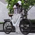 VOMO CS20 Cheap CITY Ebike Fast EU Warehouse Lady Long Range Electric Bicycle Woman E Bike 250W Citybike CS20 Ebike