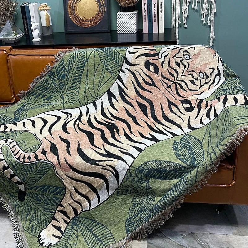 Turkish Native Home 70% polyester 30% cotton Anime king Woven Art Blankets