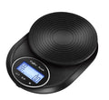 Table Top 1/2/3/5kg Waterproof Round Shape Electronic Digital Coffee Bean Timer Scale Weighing Kitchen Scale with Silicone Pad
