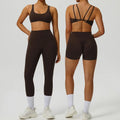 1/2/3pcs Tracksuit Gym Set Activewear Sets High Waist Running Pants Sports Workout Sets for Women