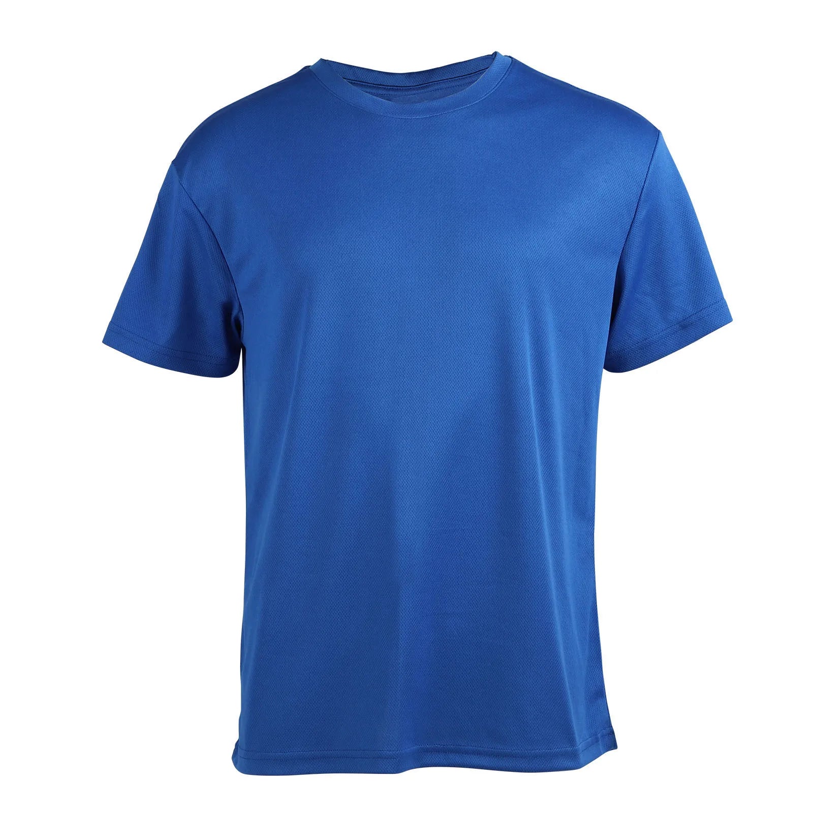 Men's Quick-Drying Breathable Basic Crew Neck Street Style Eco-Friendly Knitted Fitness Training T-Shirts Silk Screen Printed