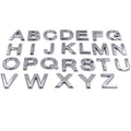 Custom logo Abs 3d Letter Car Emblem A-Z Self-adhesive Car Badge Sticker