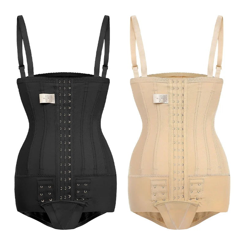 Custom Full-Body Shaper with Adjustable Straps Corset Leggings Slimming Shapewear Nylon Material for Tummy Control