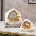 Factory Direct Supply Home Interior Decoration Broken Square Ceramic Ornament Home Luxury Decor Accessories