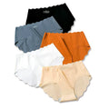 One Piece Ladies Briefs Underwear Ice Silk Seamless Panties for Young Girls with Comfortable Fit
