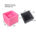 B-3428 6cm Concrete Cement Flowerpot Silicone Mold Meaty Aroma Plaster Mold Silica Gel Mould for square Plant Flowerpot