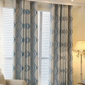 XinLan Hot Sale Luxury Curtain Design Popular Jacquard Blackout Curtain for the Bedroom