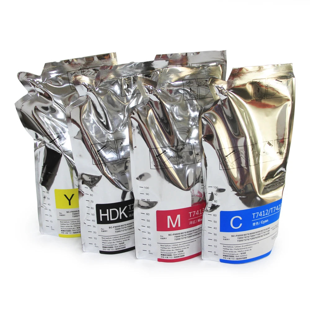 Supercolor T46D8 T46D2-T46D4 T46D41 1100 ML Sublimation Transfer Ink Bag for Epson Surecolor F6300 F9400 F6360 F9460 Printer
