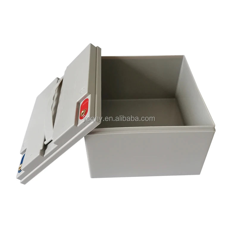 DIY 12 Volt Lifepo4 Lithium Battery Pack 24v 48v Empty Battery Box Grey ABS Case for E Bike Electric Scooter QHY
