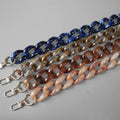 Meetee B-C094 Women's Bag Accessories Retro Plastic Acrylic Chain Strap Decorative Resin Bag Chain for Handbags Link Handle