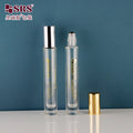 Thick Glass Round Essential Oil Bottles Roll on 10ml Nail Care Roll on Glass With Screw Cap