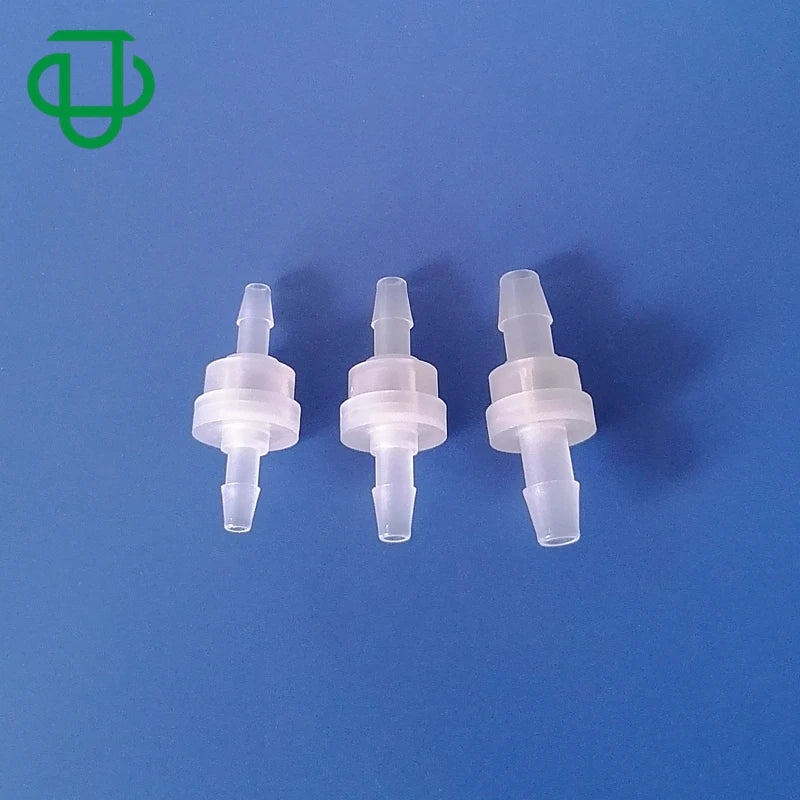 JU 5/32" 4mm 1 Way Back Flow Preventer Plastic Spring Loaded Check Water Air Non Return Valve MegaBDM