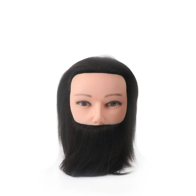 Good Quality Barber Training Head 100 Human Hair Mannequin Men Head With Hair for Training
