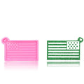 American Flag Keychain Silicone Mold Mirror Resin Epoxy Pendant Making Mold Jewelry Handmade Decoration Tools