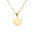 Hot Selling Customization Name Blank Necklace Stainless Steel Heart Necklace Word Letter Message Engraved Necklace Wholesale