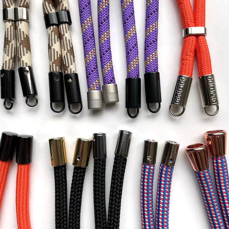 3-8mm Nickel Free Zinc Alloy Waterproof Metal Strap Rope Cord End Stopper Screw for Phone Case