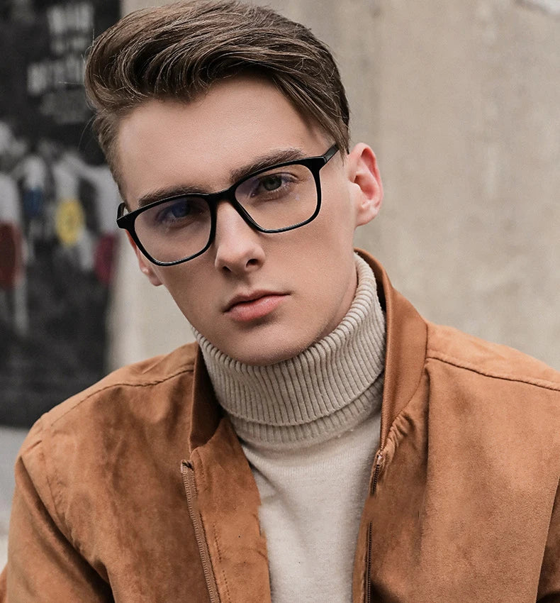 Stylish TR90 Anti-Radiation Blue Light Eyeglasses Custom Logo Unisex Glasses for Men Women Adults Teens Glasses Frame