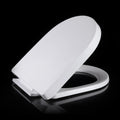 Plastic D Shape Toilet Seats Top Fixing Soft Close PP Material WC Cover Lid
