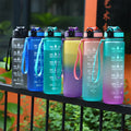 Bouteilles 32Oz Pastel Color Exercise Sports Water Bottle With Time Fitness Motivational 1 Litre Water Bottle Sport Plastic