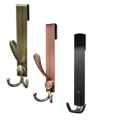 Stainless Steel Wall Mounted Eco-Friendly Bathroom Door Rack Hooks and Glass Wall Hook for Clothing in Home and Hotel