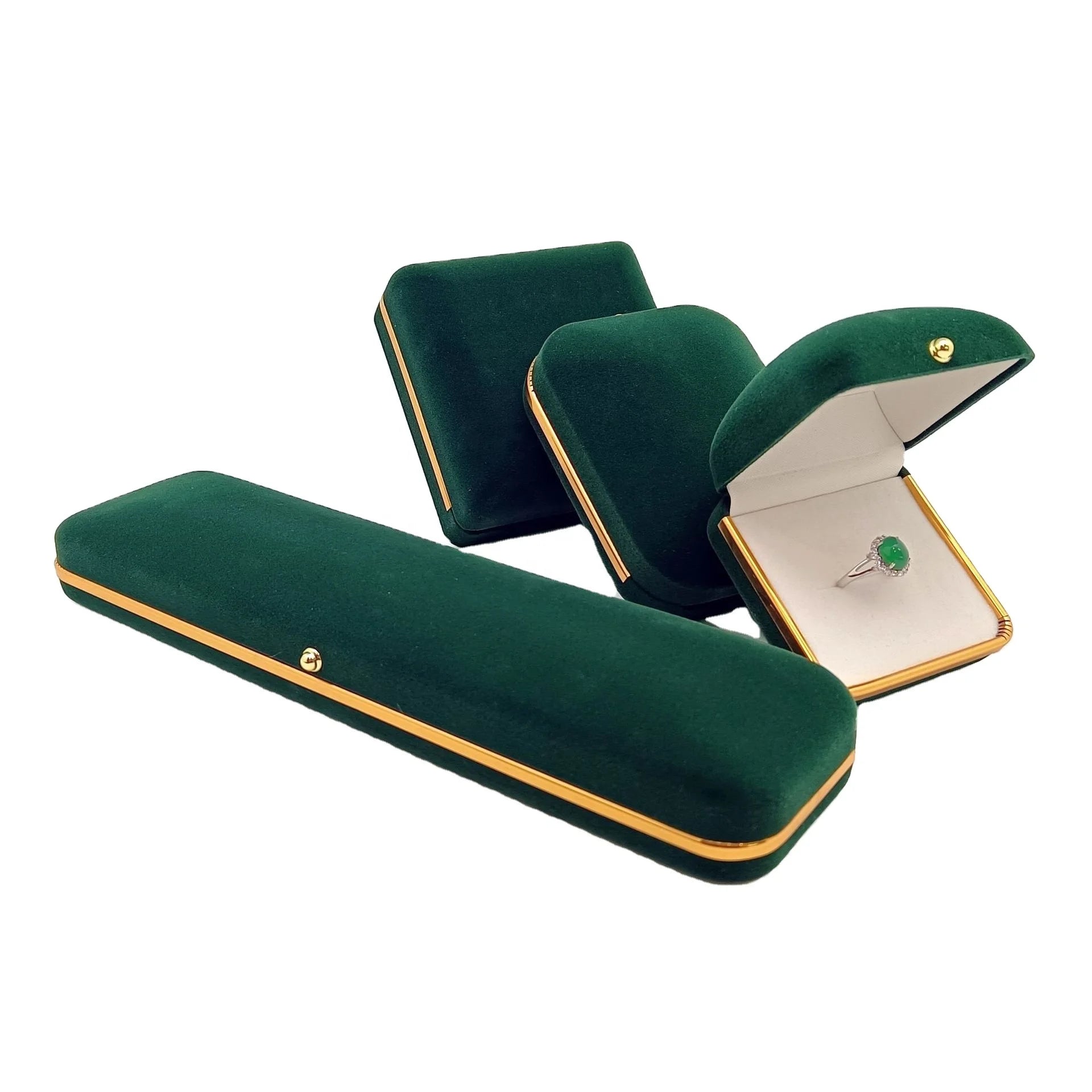 Factory in Stock High-end Velvet Bracelet Box Jewelry Box Velvet Jewelry Case Gift Box
