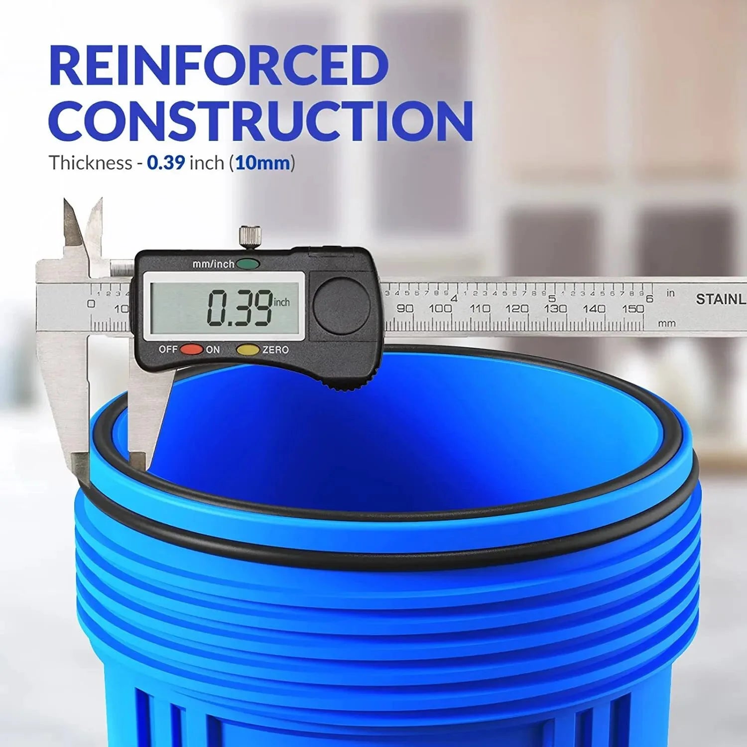10 Inch Water Filter Bottle for Whole House Water Purification and Household Water Treatment
