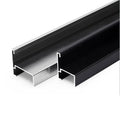 Cheap Price Silver 16mm Toilet Cubicle Partition Door Stop Aluminium Alloy Profiles for Washroom HPL Board
