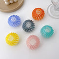 2022 Women Fashion Hair Claw Hair Accessories Bird Nest Shape Ponytail Retractable Glossy Acrylic Hair Clips
