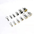 S925 Sterling Silver Leather Cord Bracelet Clasps Hooks Crimps Rope End Tip Connectors for Jewelry Making End Cap