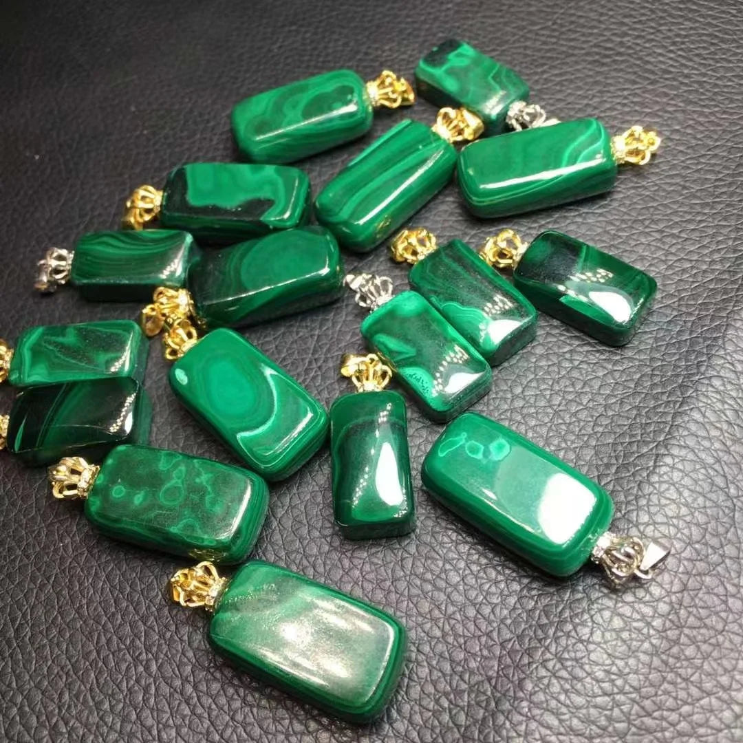 High Quality Hot Sale Natural Malachite Pendant Necklace Pendant for Gift