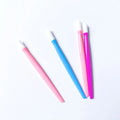 Plastic Handle Nail Cuticle Pusher Rubber Tipped Nail Cleaner Colored Nail Art Tool