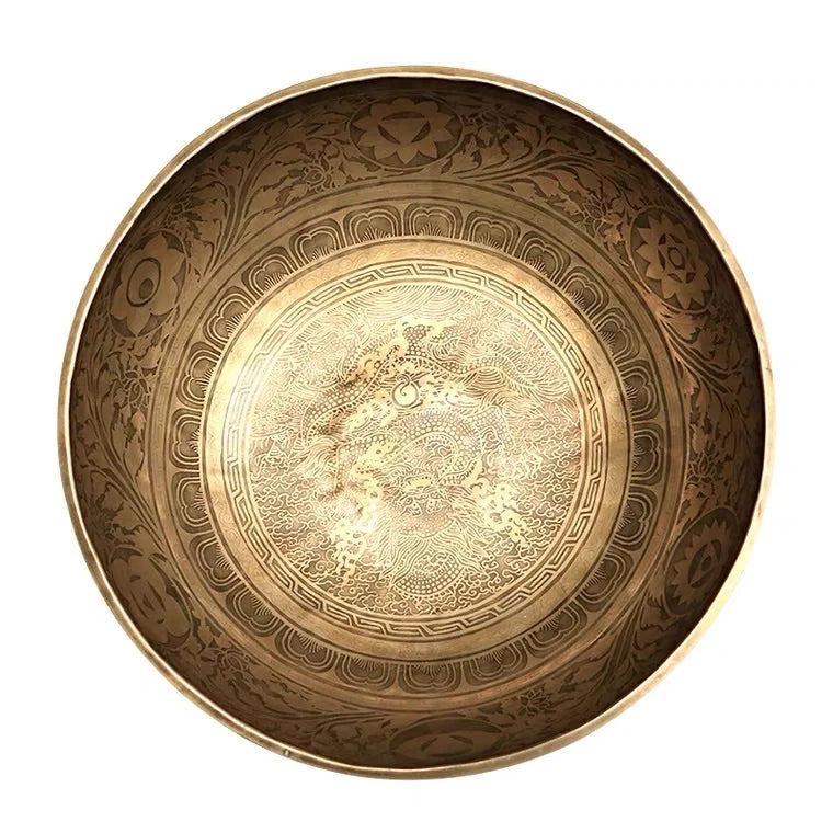 15.8"-20" Size Customized Nepal Super Buddha Sound Bowl Yoga Meditation Pure Copper Chanting Bowl