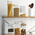 Refrigerator Organize Custom Logo Transparent Kitchen Food Plastic Jar Sealed Plastic Jar Storage Sealing Sealed Tank