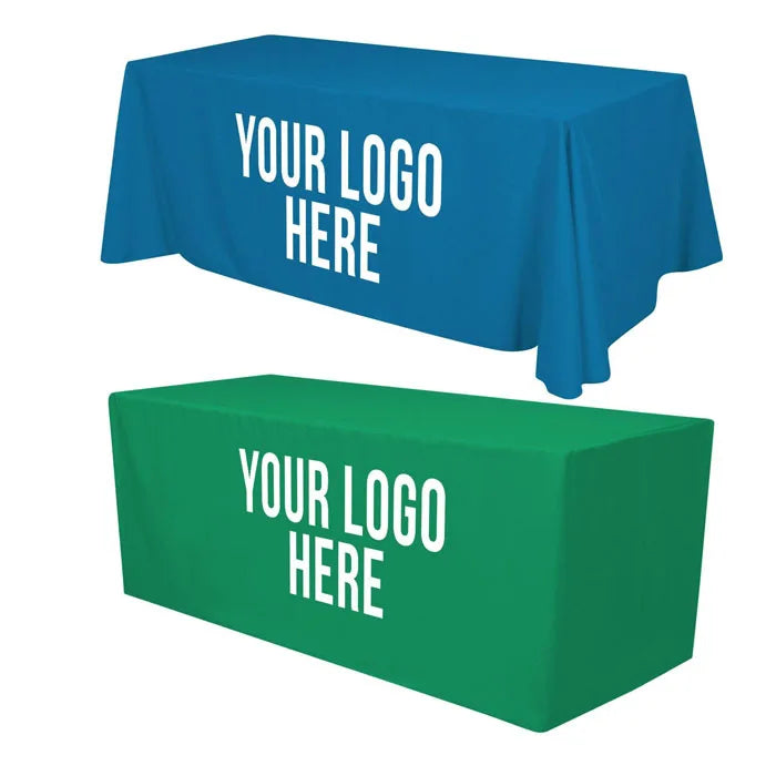 Promotion Custom Fitted Table Cover Cloth for Outdoor Advertising Sports Events Trade Shows Exhibitions-4ft 8ft Sizes Polyester
